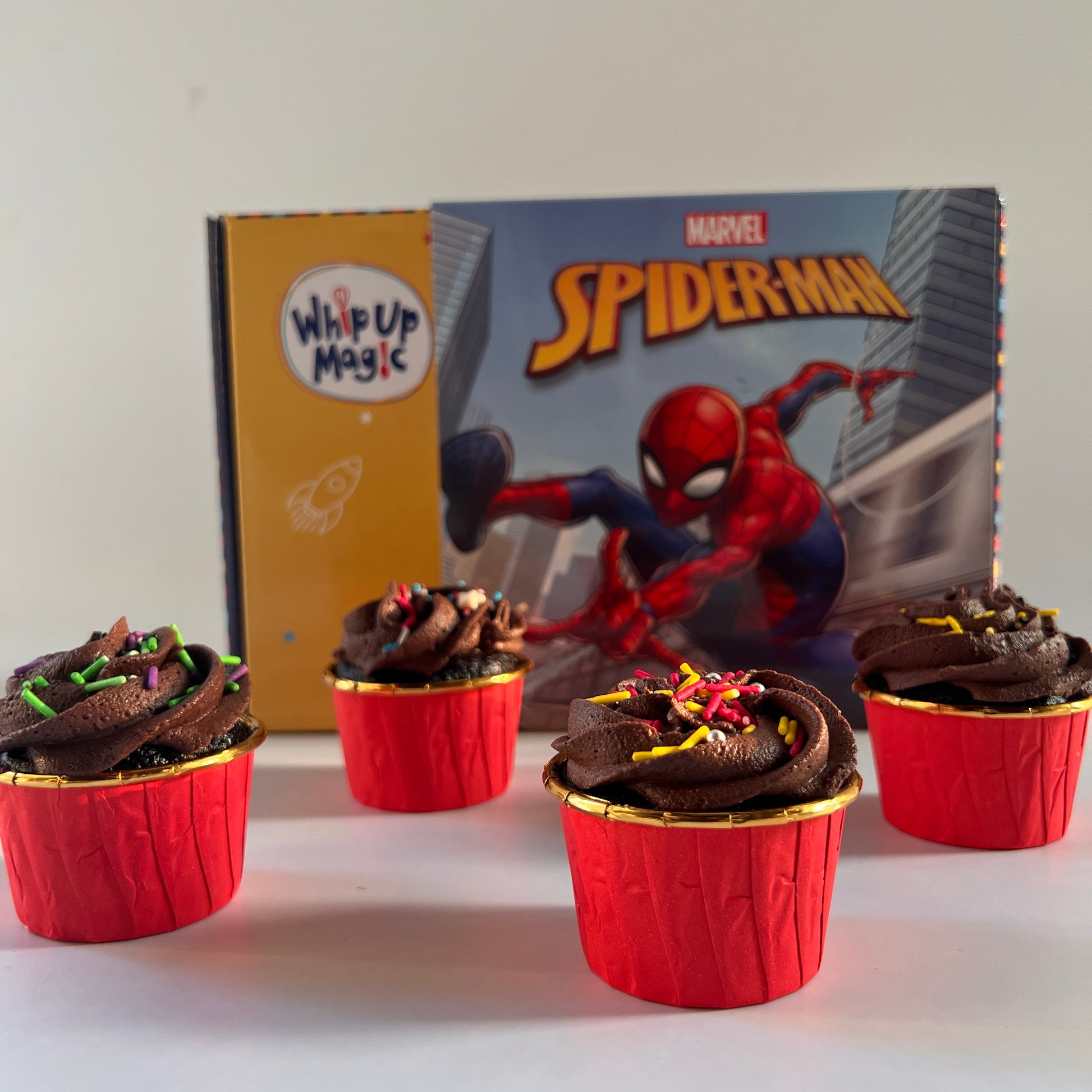 Spider-Man Themed Cupcake Making Kit WhipUpMagic