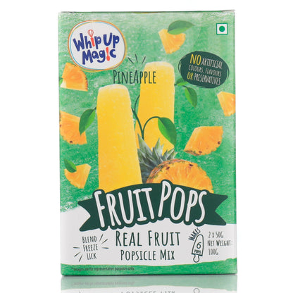 Fruit Pops Minis - Pineapple - Makes 6 Pops whipupmagic
