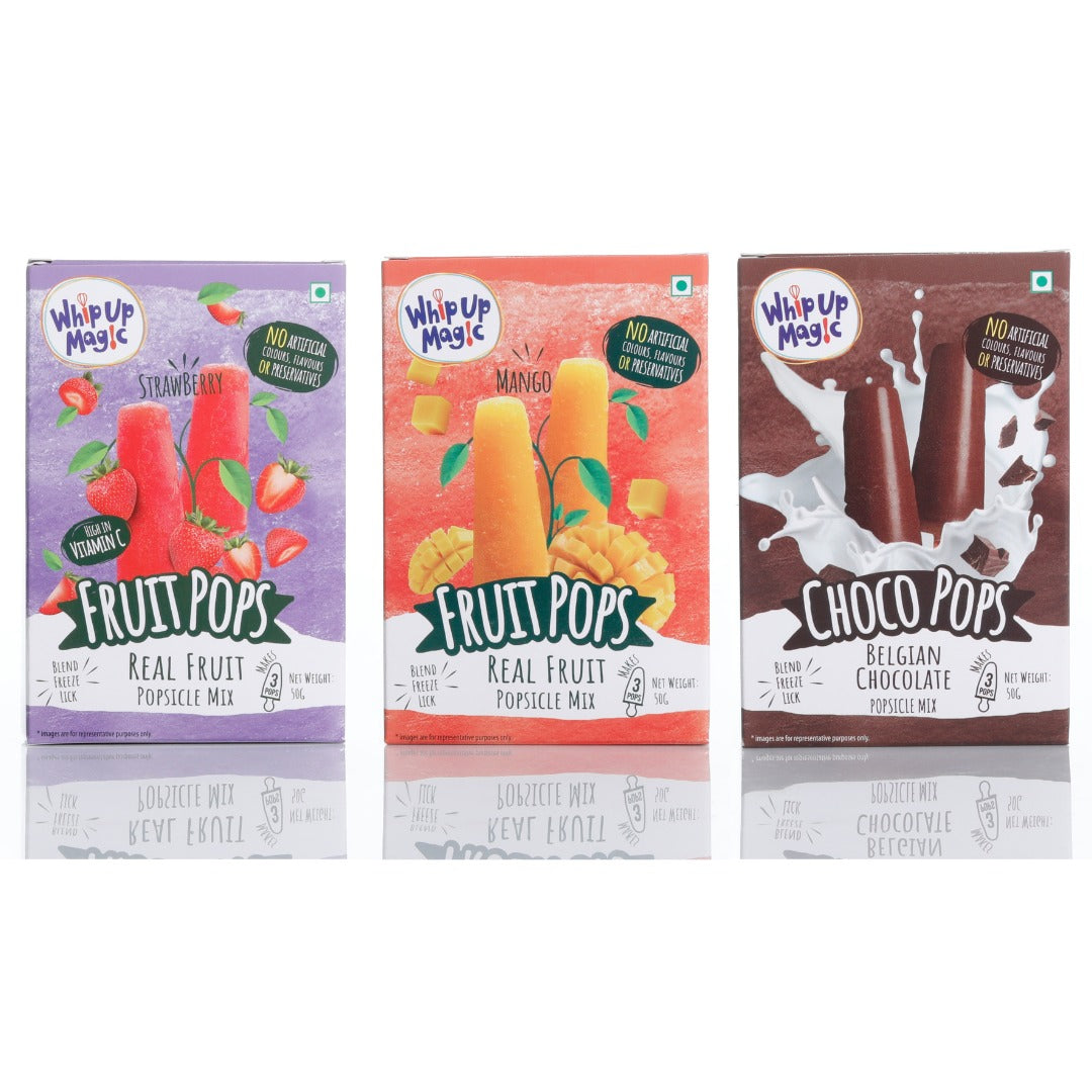 Choose Your Popsicle Mix - Makes 6 Pops WhipUpMagic