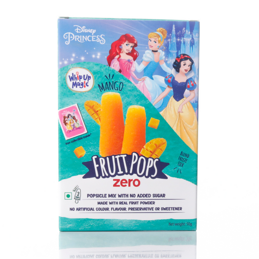 Disney Princess Fruit Pops Zero (No added sugar) - Mango - Makes 3 Pops WhipUpMagic