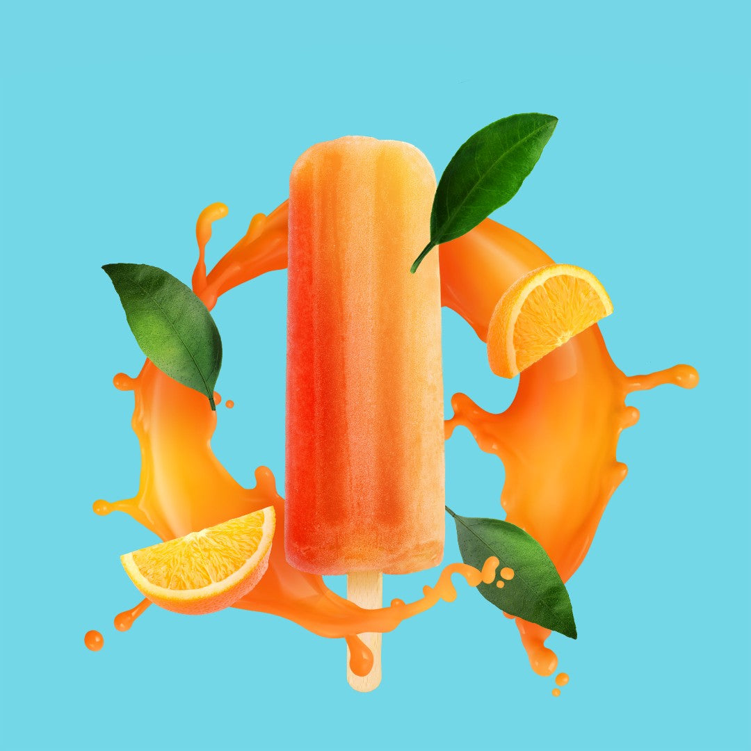 Orange Fruit Pops